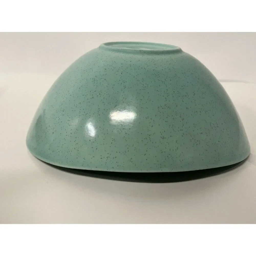 Vintage Vernon Ware Divided Bowl MCM Atomic Heavenly Days Dip Blue Retro Atomic